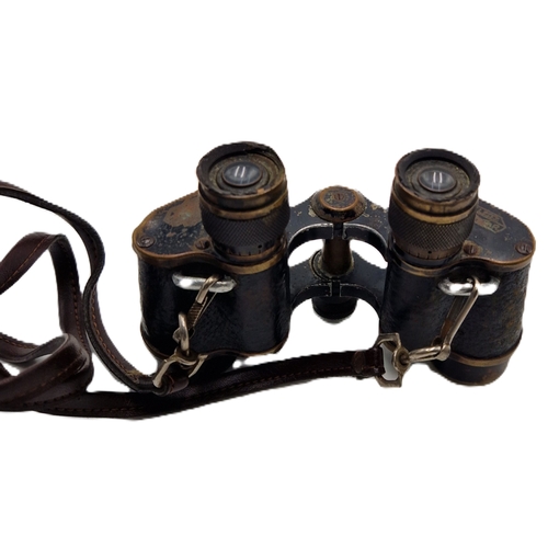 593 - GERMAN WWI ELFRIZ BINOCULARS