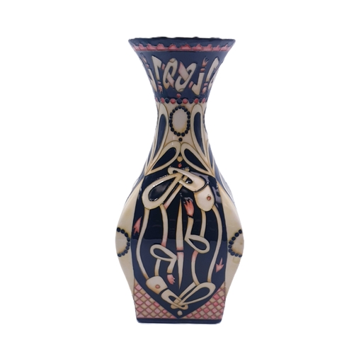 622 - MOORCROFT Large 24.5cm VASE (Red Dot)