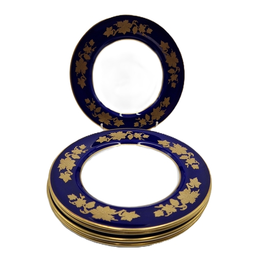 703 - CAVERSWALL CHINA 16cm Dia GOLD LEAF SIDE PLATES (5)