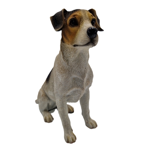 734 - LESSER & PAVEY  (Leonardo Design Studio's,Dartford,Kent) Large 25cm MODEL OF A JACK RUSSEL TERRIER F... 