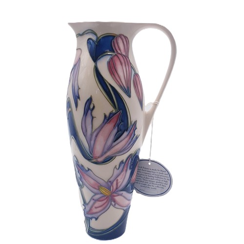 764 - MOORCROFT Large 27cm JUG / VASE Signed By Designer Mr Philip Gibson 2004 (Label Attached) (Original ... 