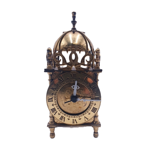 788 - BRASS 7.5cm x 18cm CARRIAGE CLOCK (Found To Be Working When Photographed)