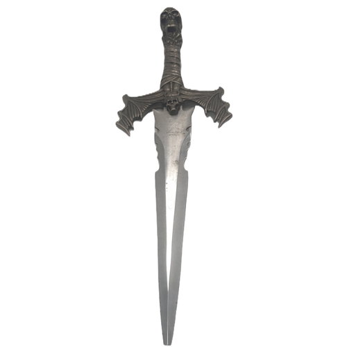 808 - SOLID METAL And STAINLESS STEEL 40cm x 12cm FANTASY DAGGER.
(Please Note This Lot WILL NOT BE PACKED... 