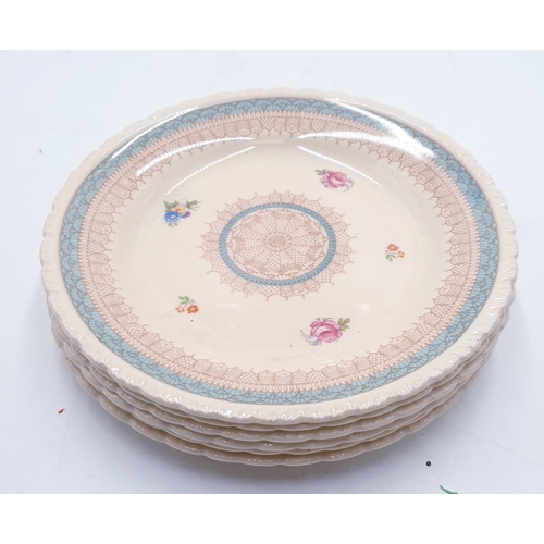 455 - NEWHALL POTTERY 17.5cm Dia PLATES (6)