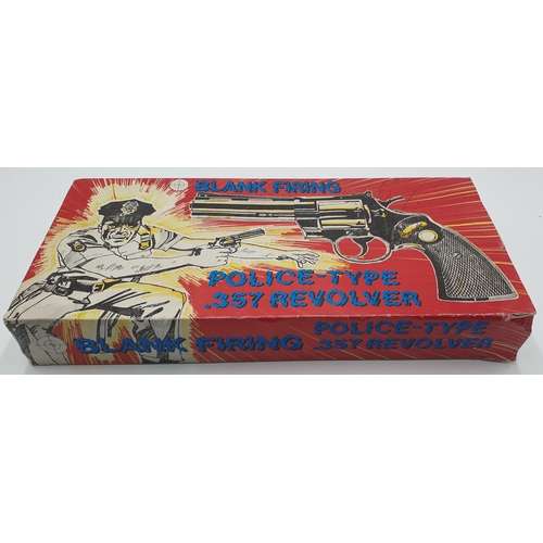 68 - BLANK FIRING POLICE TYPE .357 REVOLVER (Original Box And Instructions) (Please Note This Is Not A To... 