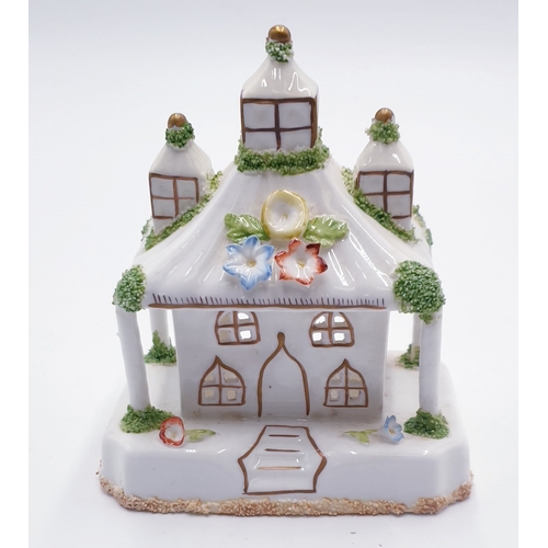 70 - COALPORT CHINA 12.1cm MODEL OF A COTTAGE 