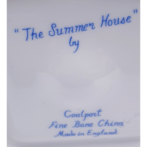 71 - COALPORT CHINA 10.1cm MODEL OF A COTTAGE 