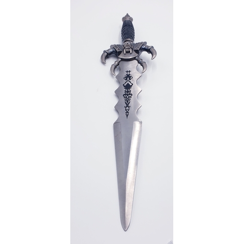 178 - ORNAMENTAL GOTHIC Extra Large 47cm KNIFE/DAGGER (Please Note This Lot WILL NOT BE PACKED OR SHIPPED.... 