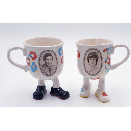 183 - CARLTON WARE CUPS (2) 