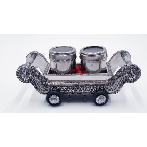 191 - NATARAJ ROLLING SPICE WEDDING CART