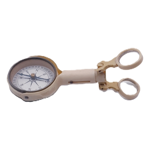 248 - EDWARDIAN FIELD-BOTANISTS COMPASS And MAGNIFYING GLASSES