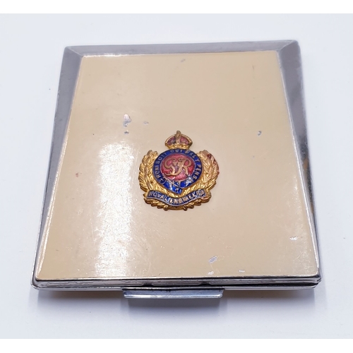 722 - ROYAL ENGINEERS POWDER COMPACT c1930s