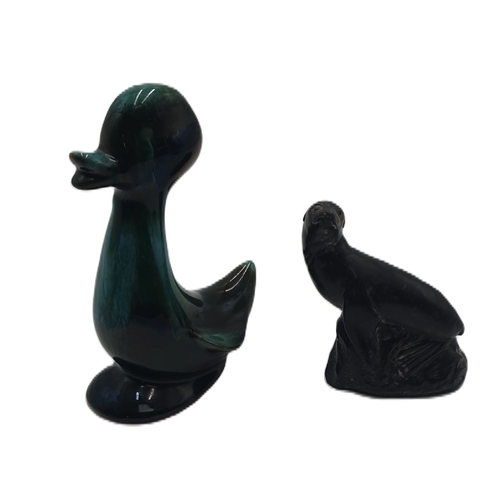 749 - CANADIAN BLUE MOUNTAIN MODEL OF A DUCK AND A SEALION