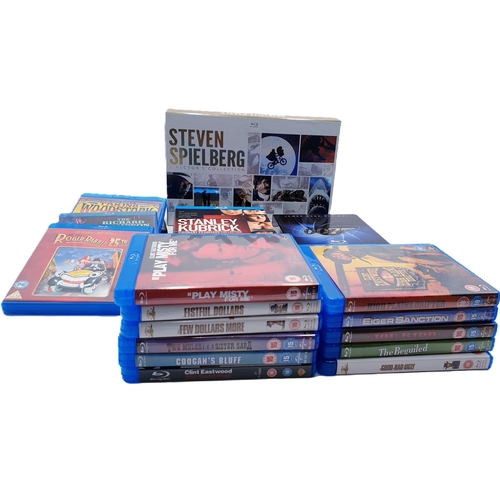 78 - BLU-RAY DISCS & DVDS (Qty Of) Inc STEVEN SPIELBERG DIRECTORS COLLECTION, STANLEY KUBRICK COLLECTION,... 