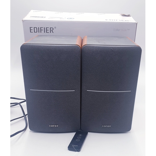 87 - EDIFIER SPEAKERS R1280T With REMOTE (Original Box)
(2 x AUX INPUT - Convenient connection to any dev... 