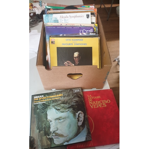 89 - BOX OF VINYL LPs Inc VARIOUS GENRA (Please Note This Lot WILL NOT BE PACKED OR SHIPPED....COLLECT ON... 