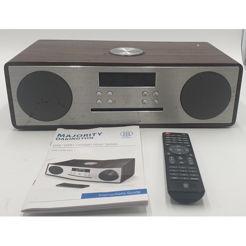 90 - MAJORITY OAKINGTON DAB/DAB+ COMPACT MUSIC SYSTEM