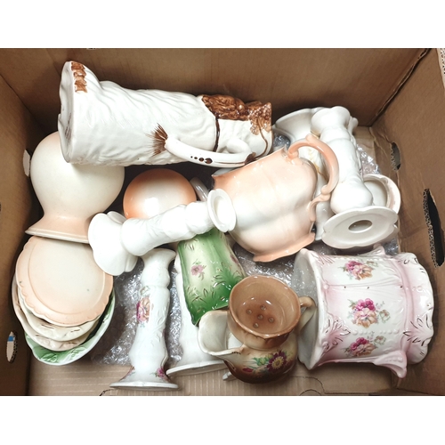 255 - BOXES (4) CONTAINING A Large Qty Of VARIOUS CERAMICS (Bought Has Seen) (Please Note This Lot WILL NO... 