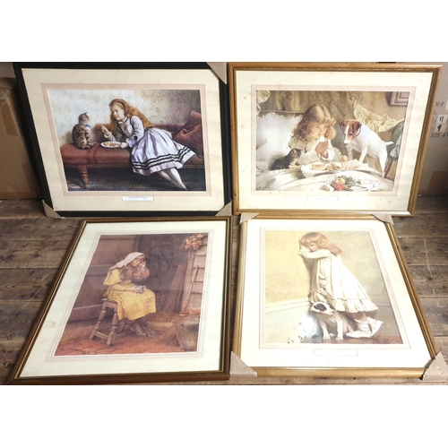 259 - FRAMED And GLAZED PRINTS (4) (Bought Has Seen) (Please Note This Lot WILL NOT BE PACKED OR SHIPPED..... 