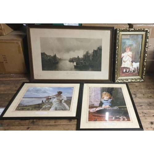 260 - FRAMED And GLAZED PRINTS (4) (Bought Has Seen) (Please Note This Lot WILL NOT BE PACKED OR SHIPPED..... 