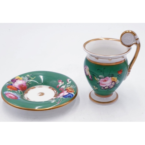 245 - CHINA VICTORIAN CABINET CUP & SAUCER