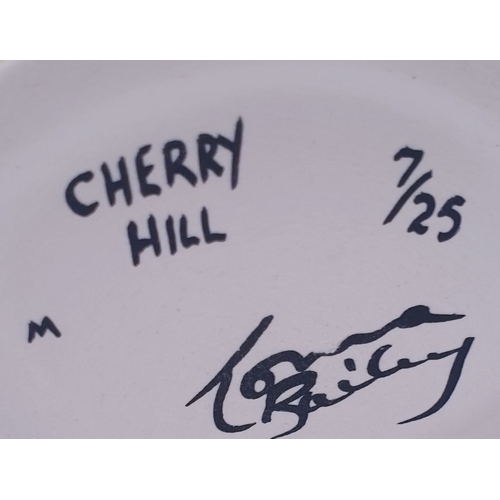 218 - LORNA BAILEY 18.5cm VASE IN THE CHERRY HILL DESIGN (Limited Edition 25 Only This One Being No 07) Si... 