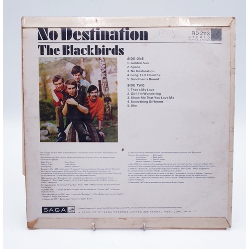 518 - VINYL ALBUM 'NO DESTINATION' By THE BLACKBIRDS SAGA LABEL 1968 (Cover A Bit Tatty Vinyl In Good Cond... 