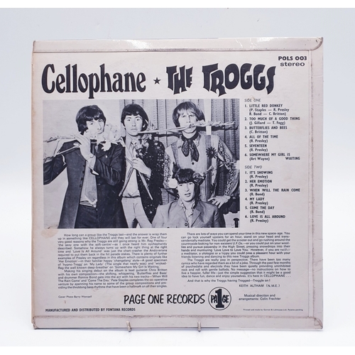 525 - VINYL ALBUM 'CELLOPHANE' THE TROGGS. PAGE ONE LABEL. 1967 (Vinyl Good Condition)