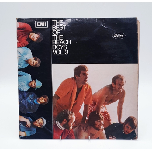 526 - VINYL ALBUMS (6) SURFER GIRL, THE BEACH BOYS. LITTLE DUECE COUPE, THE BEACH BOYS. THE BEACH BOYS CHR... 