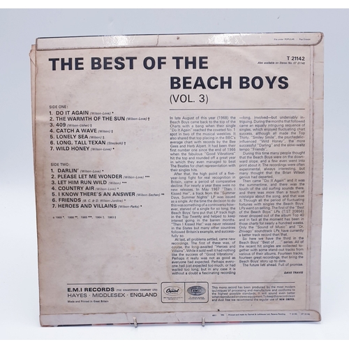 526 - VINYL ALBUMS (6) SURFER GIRL, THE BEACH BOYS. LITTLE DUECE COUPE, THE BEACH BOYS. THE BEACH BOYS CHR... 