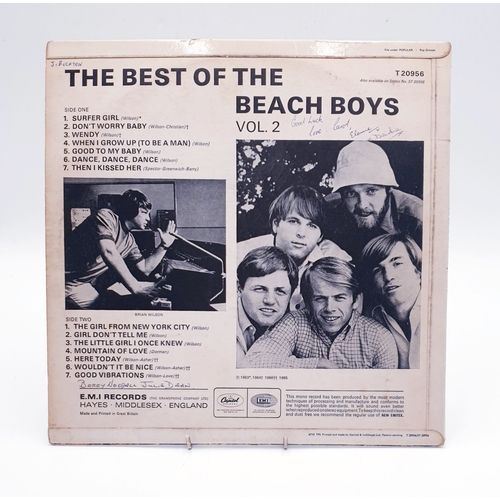 526 - VINYL ALBUMS (6) SURFER GIRL, THE BEACH BOYS. LITTLE DUECE COUPE, THE BEACH BOYS. THE BEACH BOYS CHR... 