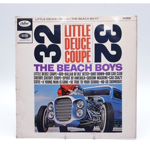 526 - VINYL ALBUMS (6) SURFER GIRL, THE BEACH BOYS. LITTLE DUECE COUPE, THE BEACH BOYS. THE BEACH BOYS CHR... 