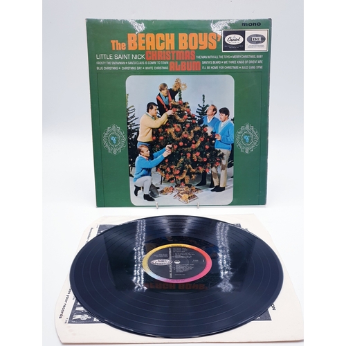 526 - VINYL ALBUMS (6) SURFER GIRL, THE BEACH BOYS. LITTLE DUECE COUPE, THE BEACH BOYS. THE BEACH BOYS CHR... 