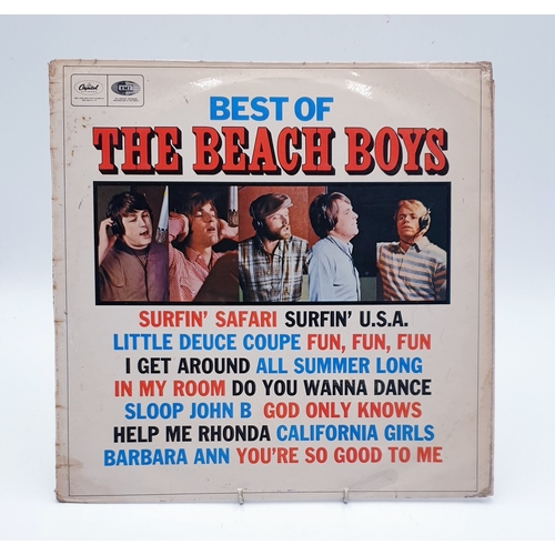 526 - VINYL ALBUMS (6) SURFER GIRL, THE BEACH BOYS. LITTLE DUECE COUPE, THE BEACH BOYS. THE BEACH BOYS CHR... 