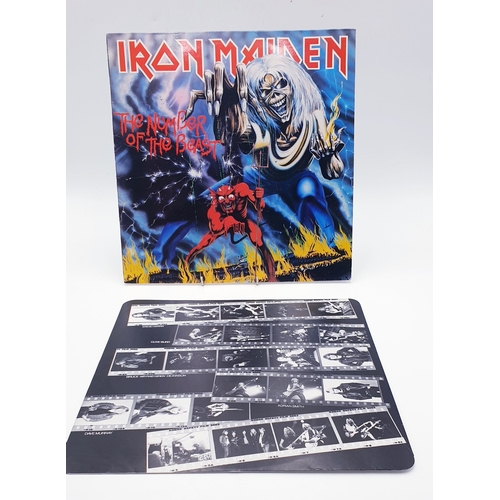 533 - VINYL ALBUM 'THE NUMBER OF THE BEAST' IRON MAIDEN. EMI LABEL. (Good Condition)