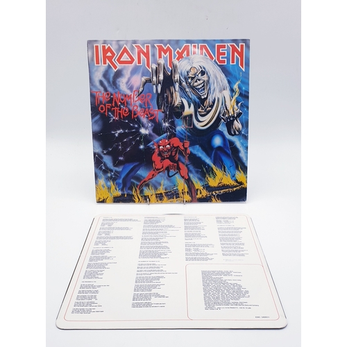 533 - VINYL ALBUM 'THE NUMBER OF THE BEAST' IRON MAIDEN. EMI LABEL. (Good Condition)