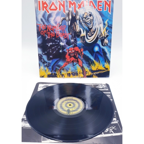 533 - VINYL ALBUM 'THE NUMBER OF THE BEAST' IRON MAIDEN. EMI LABEL. (Good Condition)