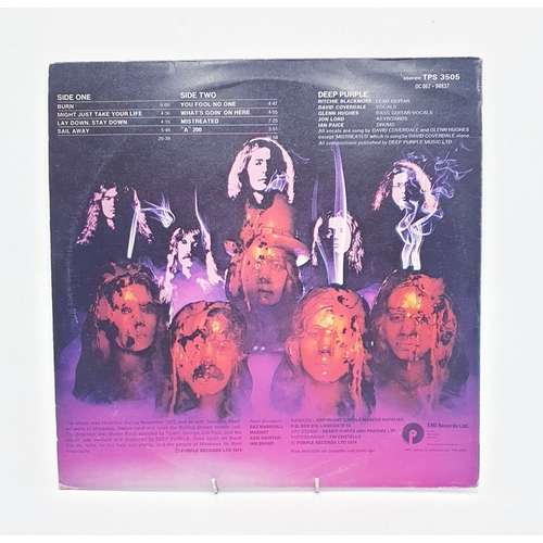 535 - VINYL ALBUM 'BURN' DEEP PURPLE. PURPLE RECORDS LABEL (Good Condition)