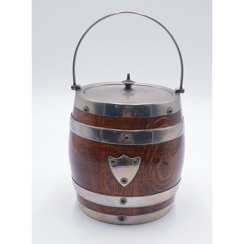 576 - BISCUIT BARREL With CERAMIC LINER