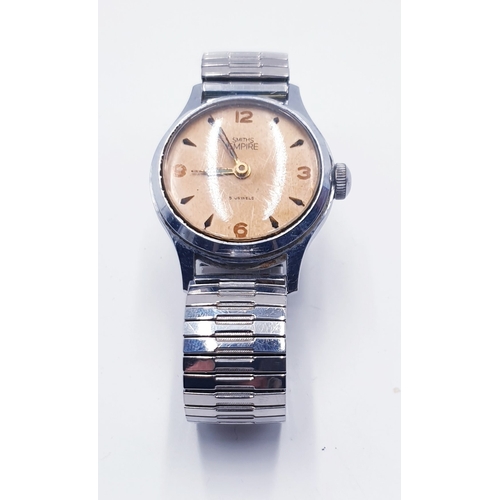 591 - SMITHS EMPIRE WRIST WATCH c1960s (Found To Be Working When Photographed)