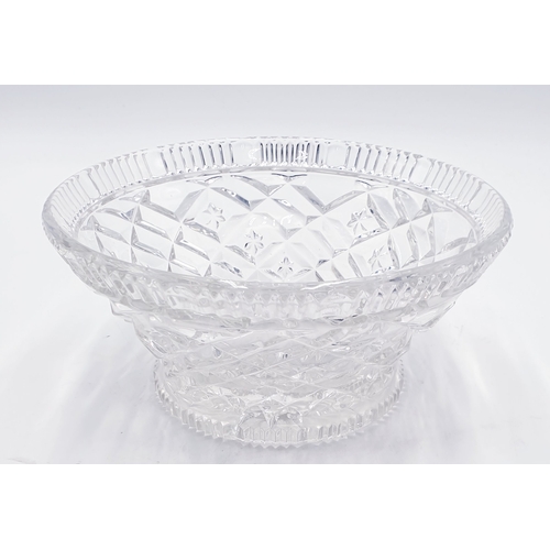 593 - CUT GLASS 24cm Dia BOWL