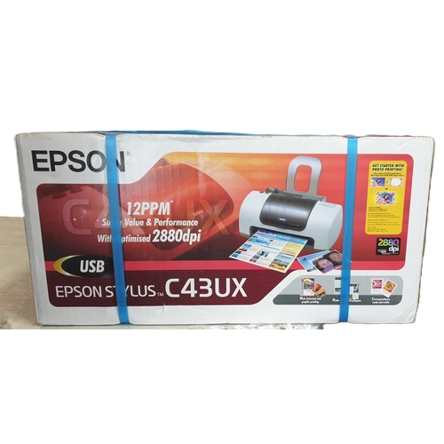 624 - EPSON STYLUS C43UX PRINTER (Boxed) (As New)(Please Note This Lot WILL NOT BE PACKED OR SHIPPED...COL... 