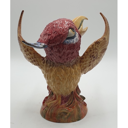 687 - PEGGY DAVIES STUDIO'S Large 28cm x 22cm (Hand Painted) MODEL OF A GROTESQUE BIRD 