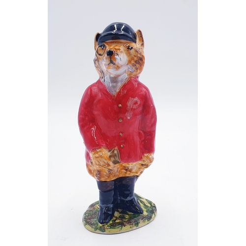 580 - ANITA HARRIS ART POTTERY 15cm MODEL OF A FOXY GENT (Limited Edition Of Only 14 This One Being No 03)... 