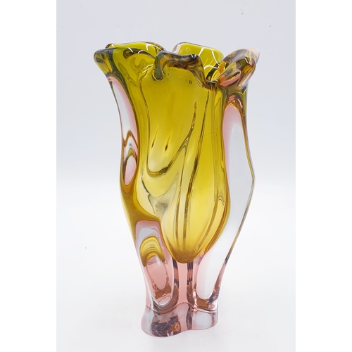 787 - ART GLASS Extra Large 27cm VASE