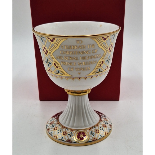 24 - SPODE CHINA Large 15cm ROYAL TOASTING CUP (Limited Edition Of 5000 This Being No 569) (Certificate &... 