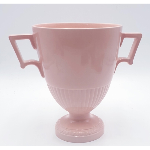 42 - WEDGWOOD Large 22cm PINK QUEENSWARE JUG (Rare)