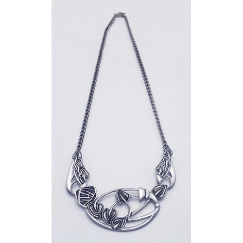 45 - PEWTER SCOTISH NECKLACE By Malcolm Gray Ortak