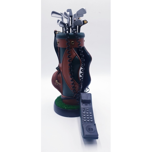 51 - GOLF BAG /CLUBS NOVELTY TELEPHONE (Tested / Working Order)