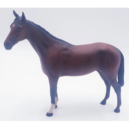 124 - ROYAL DOULTON MODEL OF A HORSE  (Brown Matte Colourway)